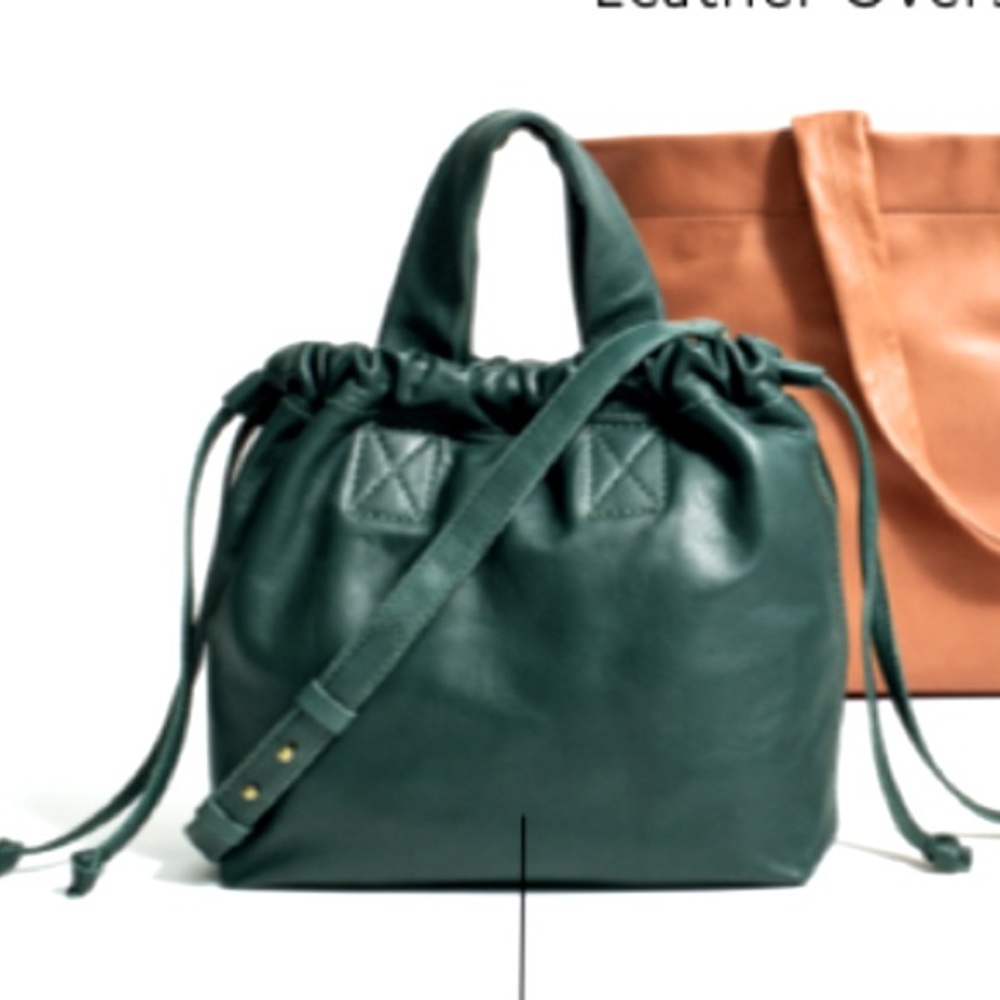 Madewell Piazza Crossbody bag purse hunter green! EUC